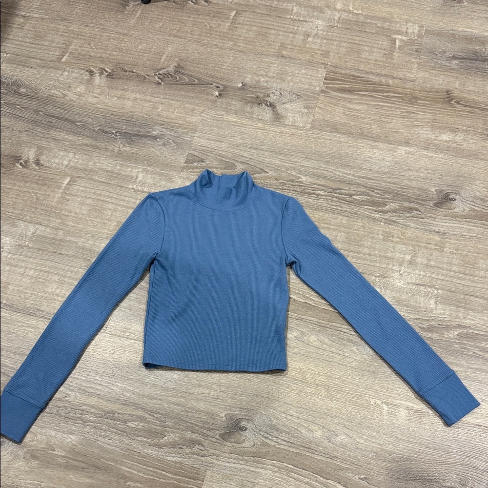 American Eagle cropped high neck long sleeve